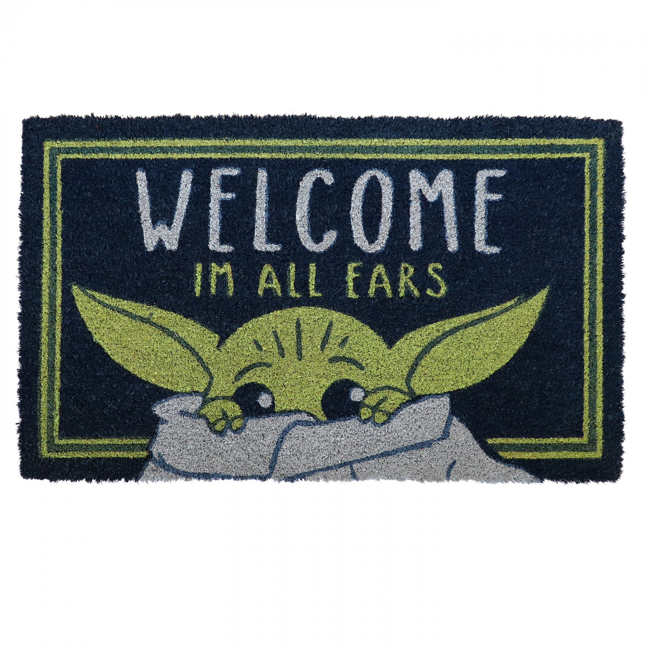 Star Wars The Child Welcome I'm All Ears 17"x 29" Doormat with Non-skid Back